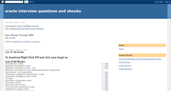 Desktop Screenshot of oracle786.blogspot.com