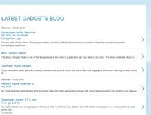 Tablet Screenshot of latest-gadgets-blog.blogspot.com