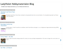 Tablet Screenshot of ladyviolethobbymaterialen.blogspot.com
