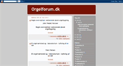 Desktop Screenshot of orgelforum.blogspot.com