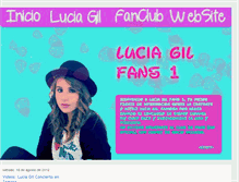 Tablet Screenshot of luciagilfans1.blogspot.com