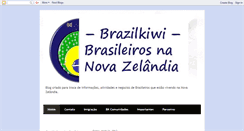 Desktop Screenshot of brasileirosnanovazelandia.blogspot.com