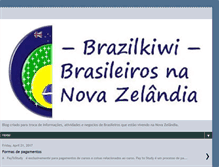 Tablet Screenshot of brasileirosnanovazelandia.blogspot.com