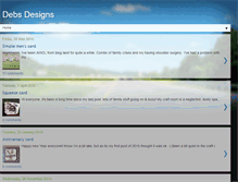 Tablet Screenshot of debwillisdesigns.blogspot.com