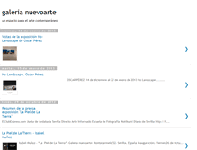 Tablet Screenshot of galerianuevoarte-galerianuevoarte.blogspot.com