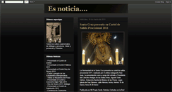 Desktop Screenshot of noticiariocofrade.blogspot.com