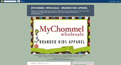 Desktop Screenshot of mychommelwholesale.blogspot.com