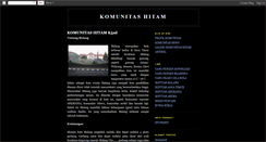 Desktop Screenshot of komunitas-hitam.blogspot.com