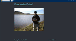 Desktop Screenshot of freshwaterfishin.blogspot.com