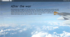 Desktop Screenshot of jtlifeafterthewar.blogspot.com