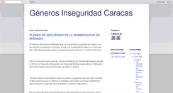 Desktop Screenshot of inseguridadcaracas.blogspot.com