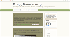 Desktop Screenshot of emerydanielshistory.blogspot.com