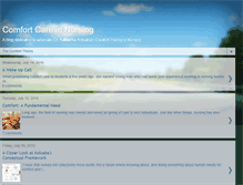 Tablet Screenshot of comfortcareinnursing.blogspot.com