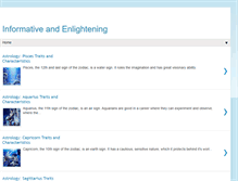 Tablet Screenshot of informativeandenlightening.blogspot.com