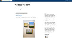 Desktop Screenshot of modestandmodern.blogspot.com