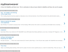 Tablet Screenshot of mydreamweaver.blogspot.com