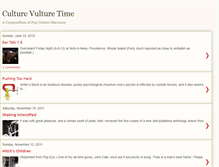 Tablet Screenshot of culturevulturetime.blogspot.com