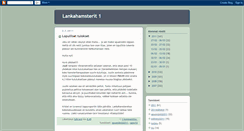 Desktop Screenshot of lankahamsterit-1.blogspot.com