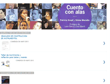 Tablet Screenshot of cuentoconalas.blogspot.com