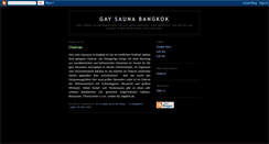 Desktop Screenshot of gay-sauna-bangkok.blogspot.com