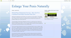 Desktop Screenshot of enlargepenisnaturally101.blogspot.com