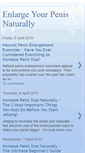 Mobile Screenshot of enlargepenisnaturally101.blogspot.com