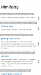 Mobile Screenshot of nimihsity.blogspot.com