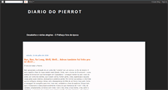 Desktop Screenshot of diariodopierrot.blogspot.com