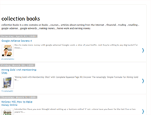 Tablet Screenshot of collectionbooks.blogspot.com