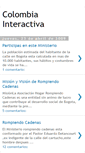 Mobile Screenshot of colombiainteractiva.blogspot.com