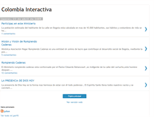 Tablet Screenshot of colombiainteractiva.blogspot.com