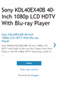 Mobile Screenshot of kdl40ex40b.blogspot.com