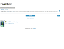 Tablet Screenshot of fauziricky.blogspot.com
