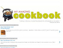 Tablet Screenshot of amazingcookbook.blogspot.com