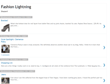 Tablet Screenshot of fashion-lightning.blogspot.com