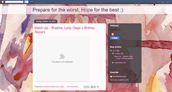 Desktop Screenshot of preparefortheworsthopeforthebest.blogspot.com