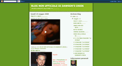 Desktop Screenshot of dawsonscreekclub.blogspot.com