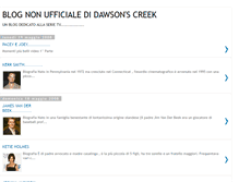 Tablet Screenshot of dawsonscreekclub.blogspot.com