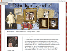 Tablet Screenshot of beaudoin-laroche.blogspot.com