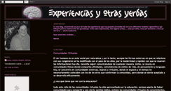 Desktop Screenshot of experienciasyotrasyerbasdelosmodelos.blogspot.com