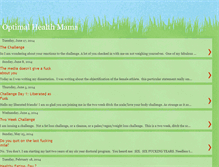 Tablet Screenshot of optimalhealthmama.blogspot.com