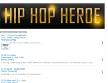 Tablet Screenshot of hiphophero.blogspot.com