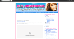 Desktop Screenshot of mileyyhannahmontana.blogspot.com