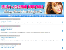 Tablet Screenshot of mileyyhannahmontana.blogspot.com