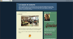 Desktop Screenshot of losespejosdeazabache.blogspot.com