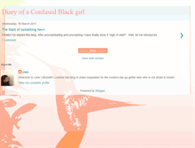 Tablet Screenshot of diaryofaconfusedblackgirl.blogspot.com