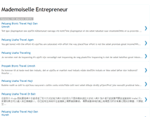 Tablet Screenshot of mademoiselleentrepreneur.blogspot.com