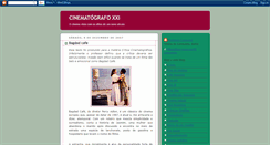 Desktop Screenshot of cinematografo21.blogspot.com