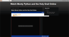 Desktop Screenshot of montypythonandtheholygrailfullmovie.blogspot.com