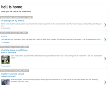 Tablet Screenshot of hell-is-home.blogspot.com